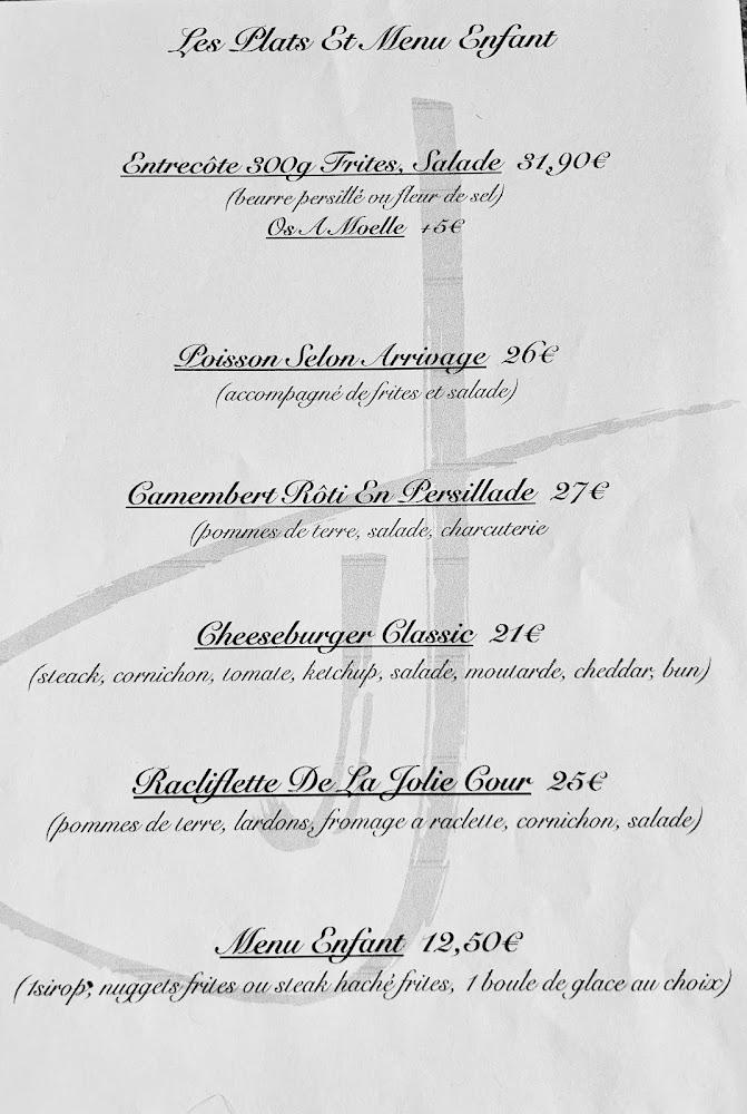 la jolie cour - Menu Image 1